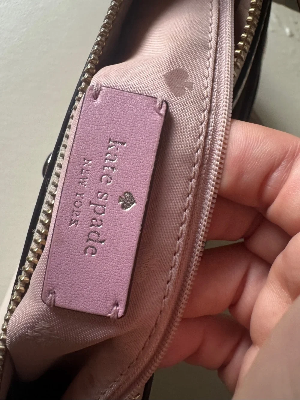 Kate Spade New York Blush Pink Leather Crossbody Bag